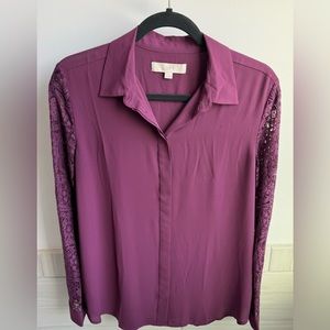 Women’s Lace Sleeve Dress Shirt